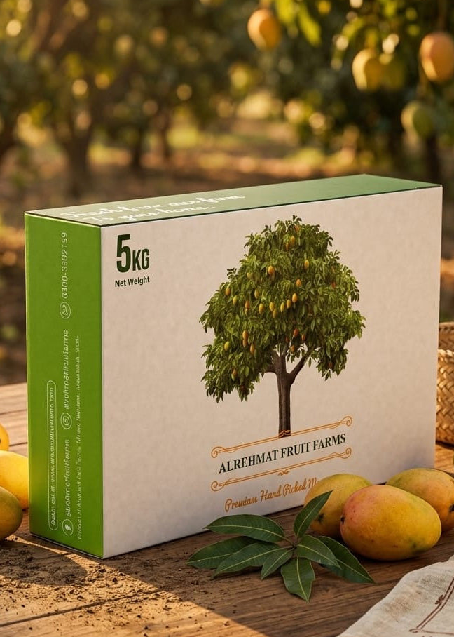 Al Rehmat's Premium Chaunsa Mangoes 5 Kg Box