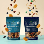 Al Rehmat Fresh Everyday Duo bundle Fruits and Nuts plus Sweet Salty 250g trail mix pouches Pakistan