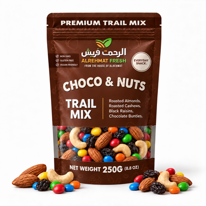 CHOCO & NUTS TRAIL MIX (250 G)