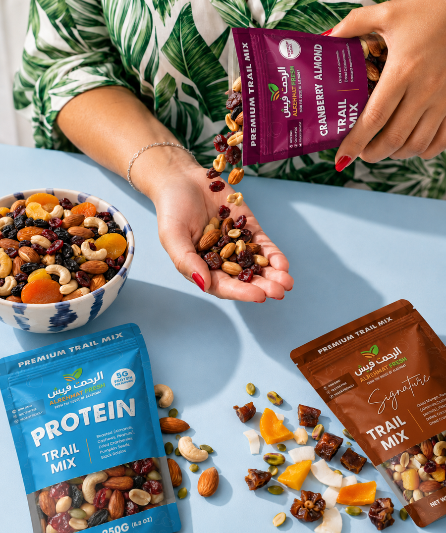 Al Rehmat Fresh Cranberry Almond trail mix 250g pouch roasted almonds dried cranberries salted peanuts Pakistan