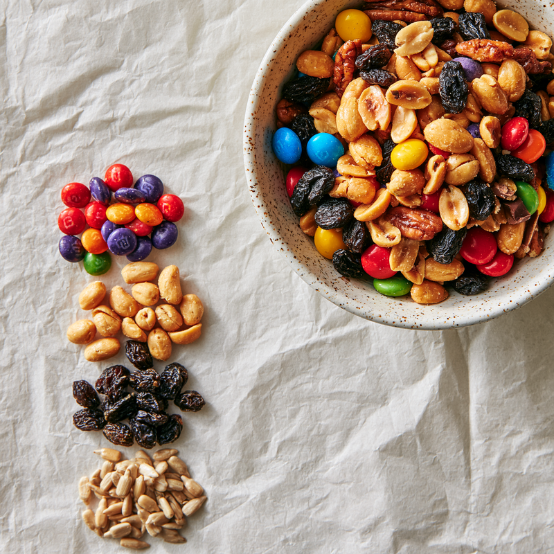 Al Rehmat Fresh Sweet and Salty snack mix 250g pouch salted peanuts raisins cocoa candies Pakistan