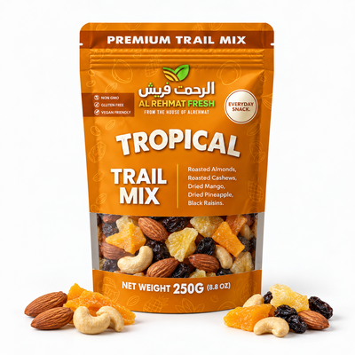 AL Rehmat Fresh Tropical Trail Mix 250g front pouch