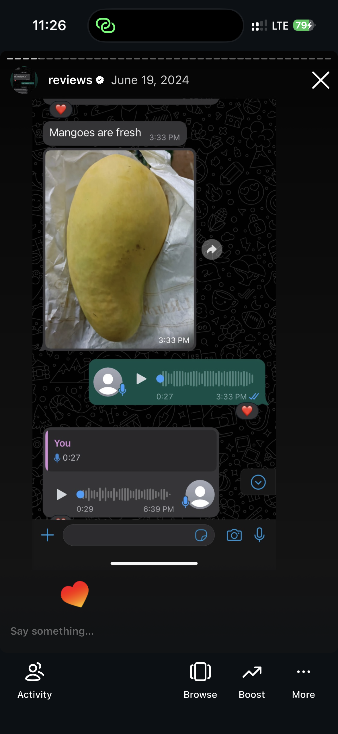 Customer review screenshot 5