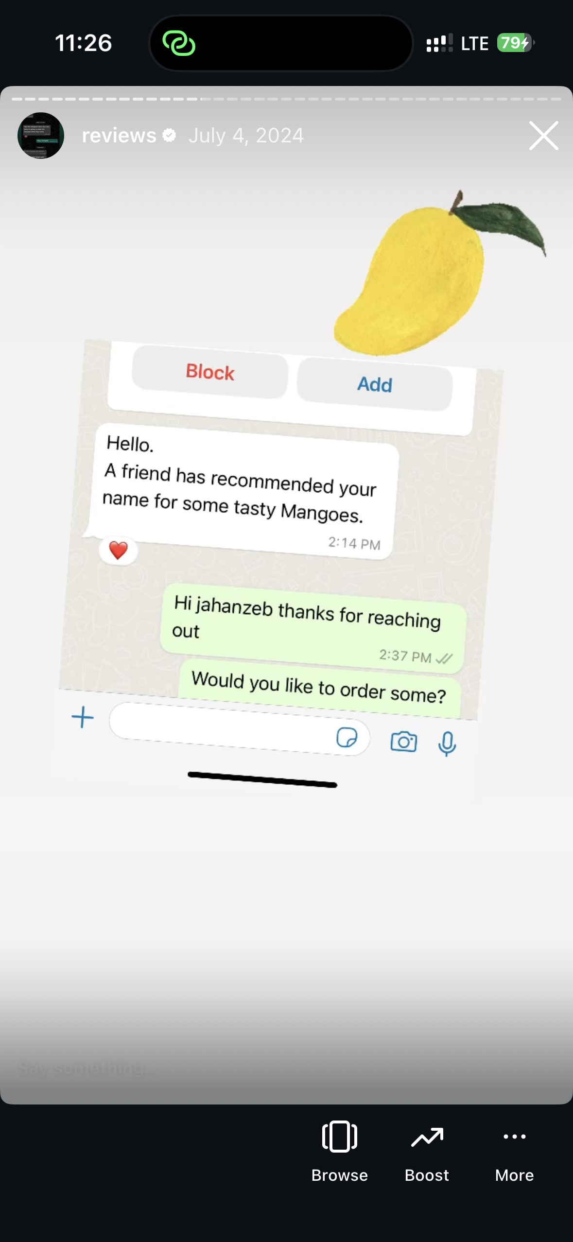 Customer review screenshot 15