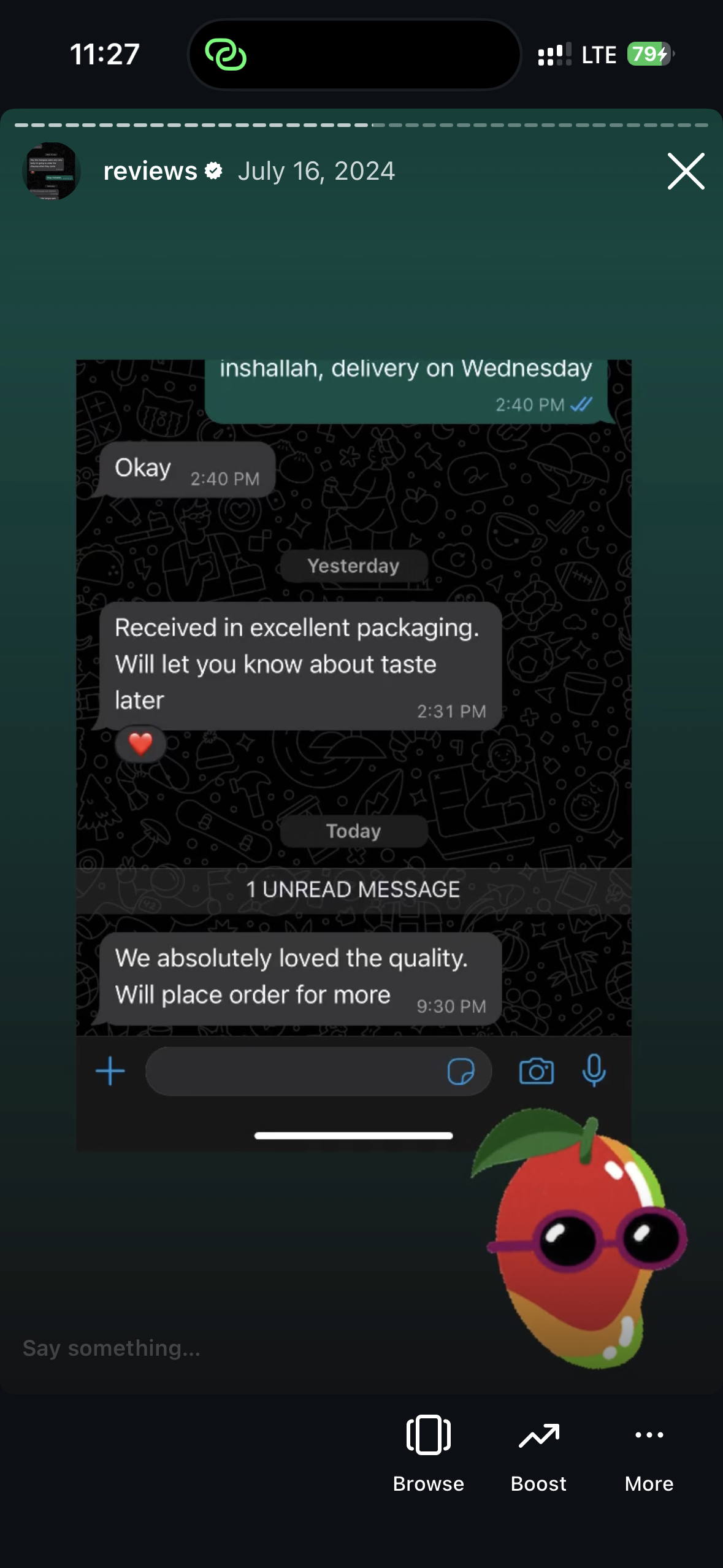 Customer review screenshot 22