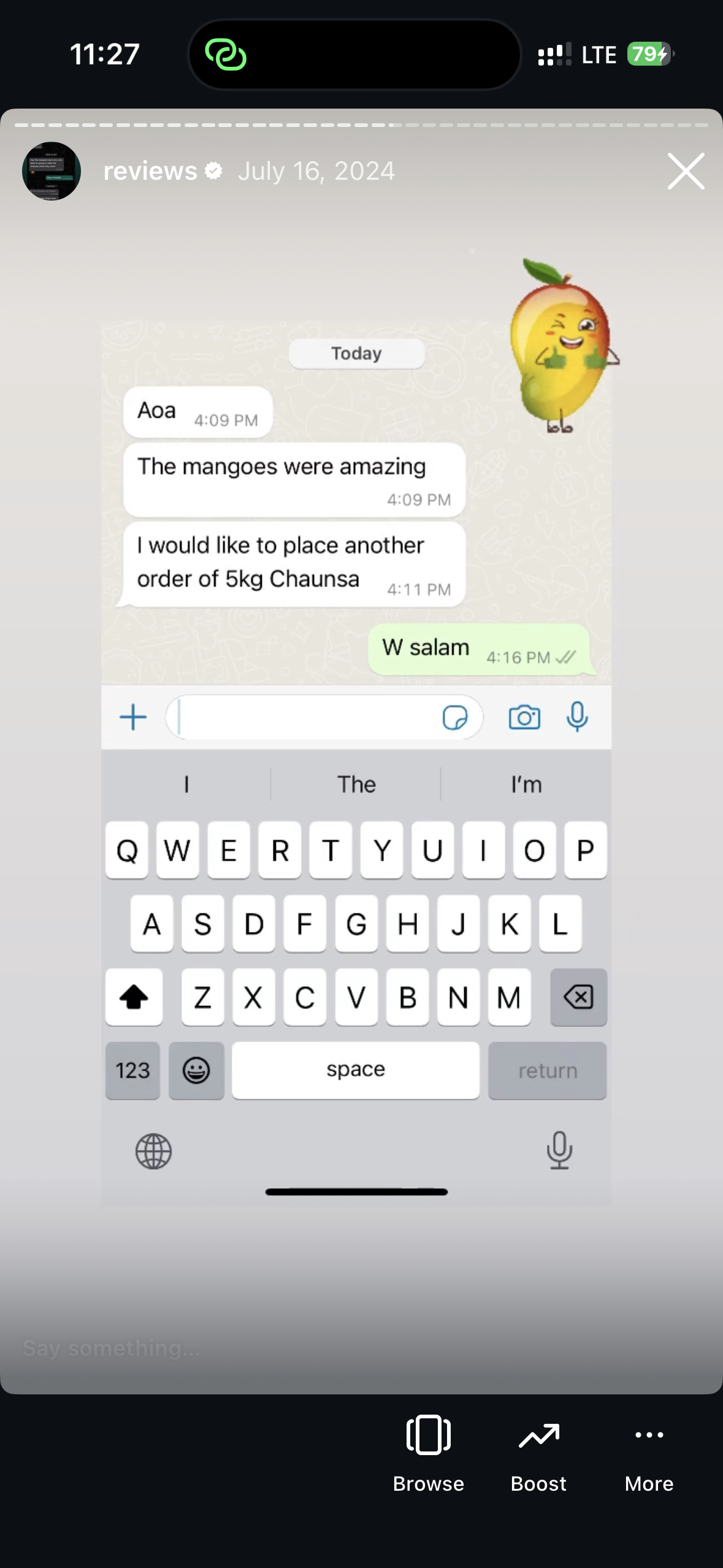 Customer review screenshot 23