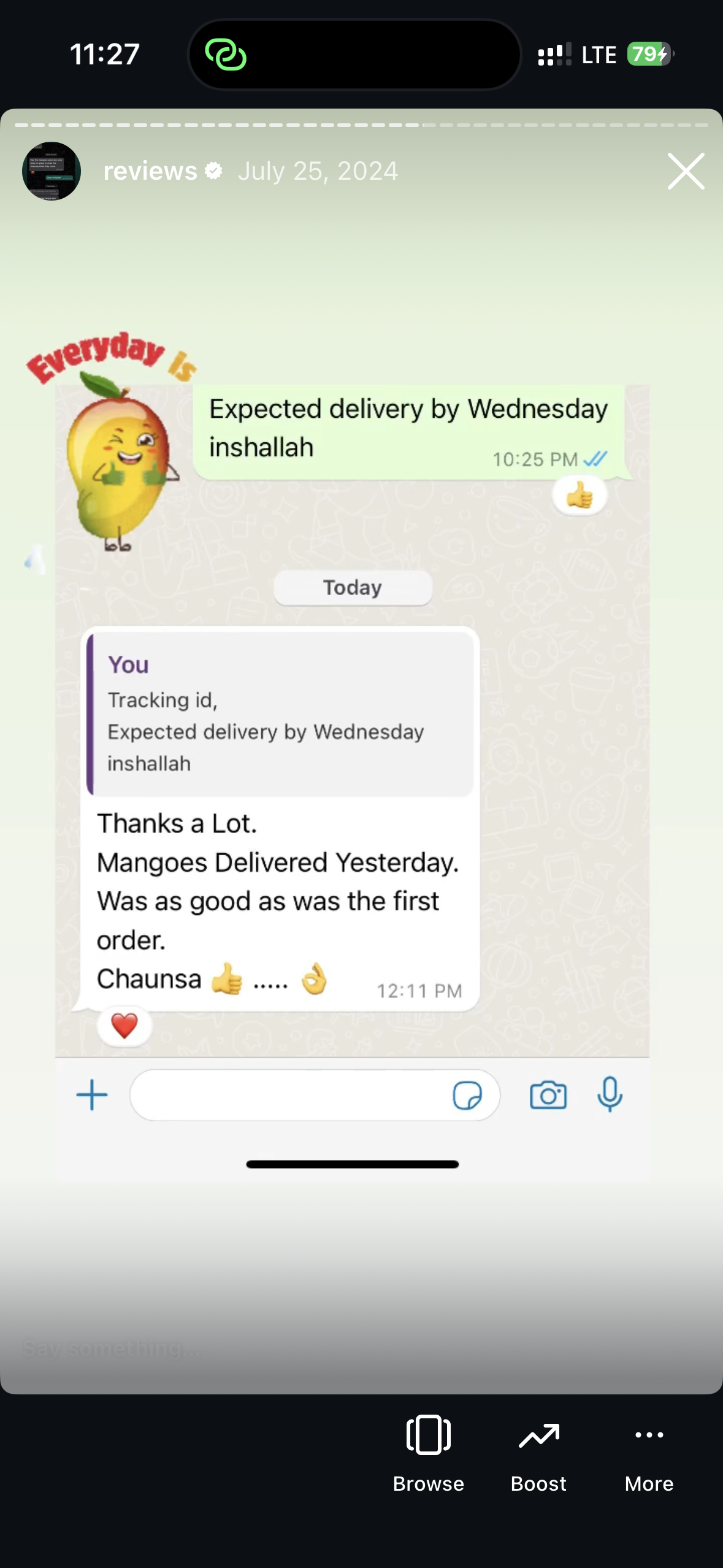 Customer review screenshot 25