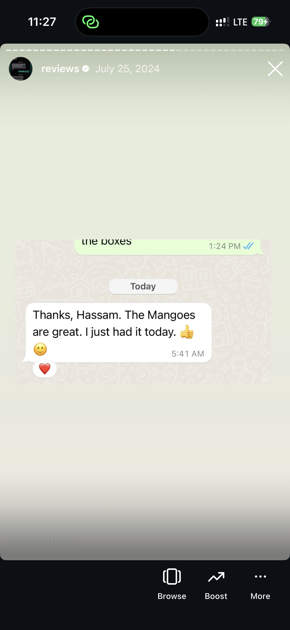 Customer review screenshot 26