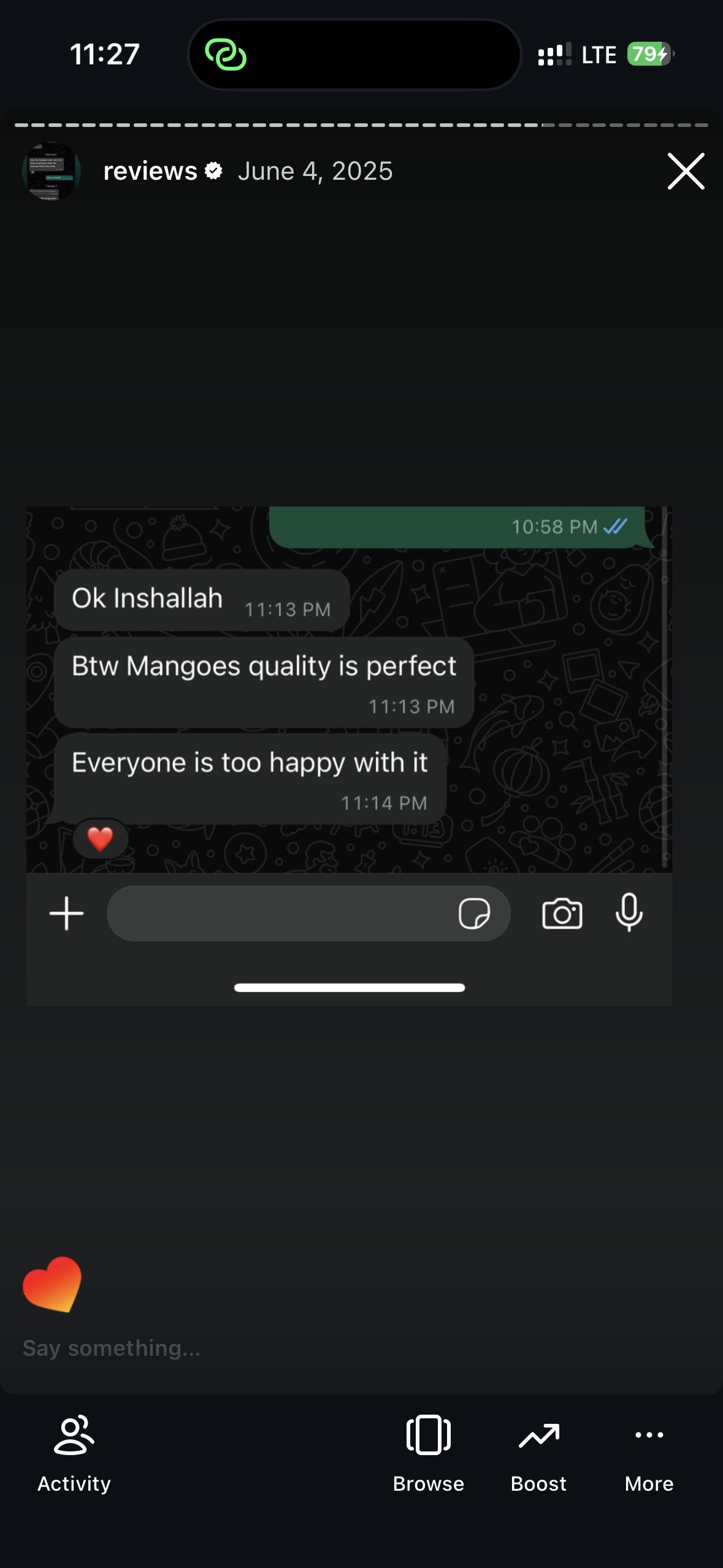 Customer review screenshot 32