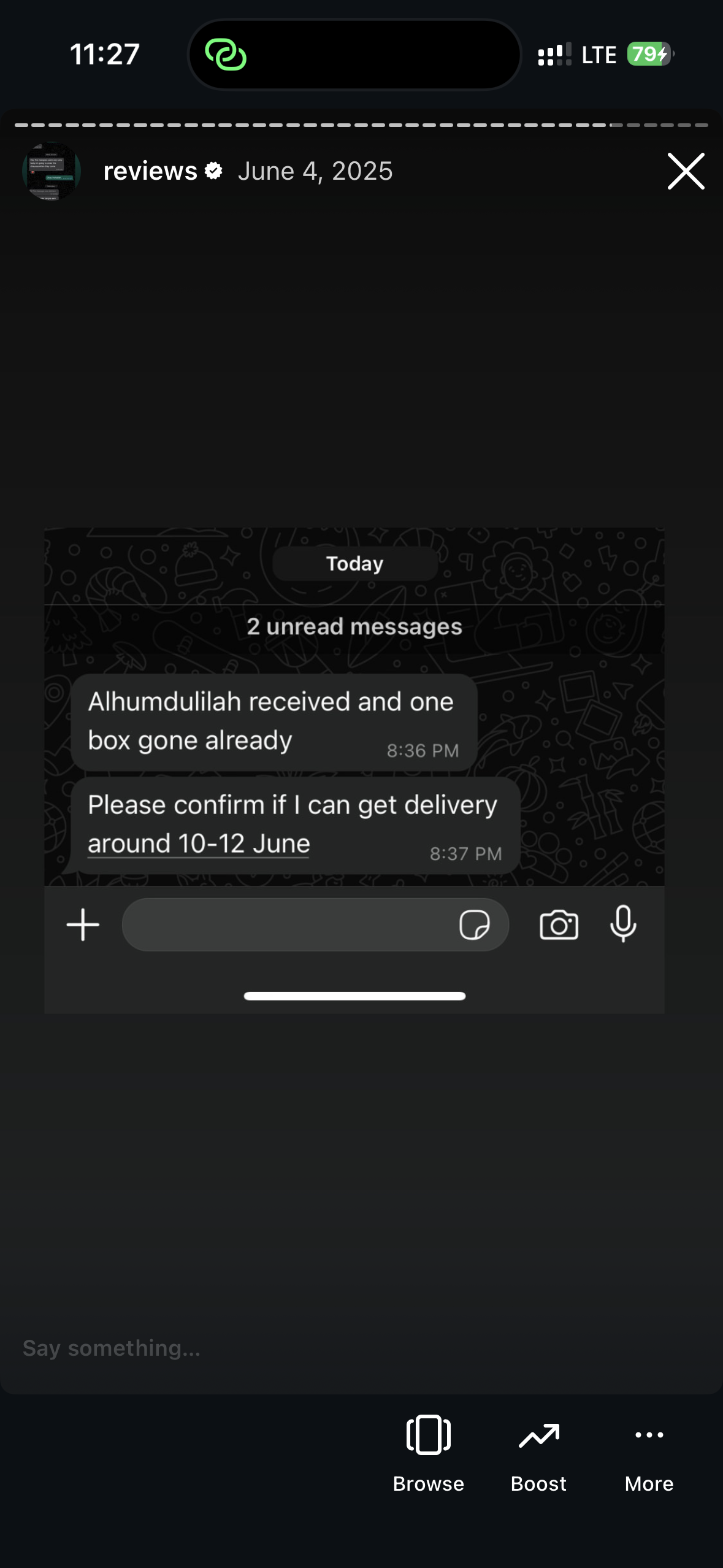 Customer review screenshot 36