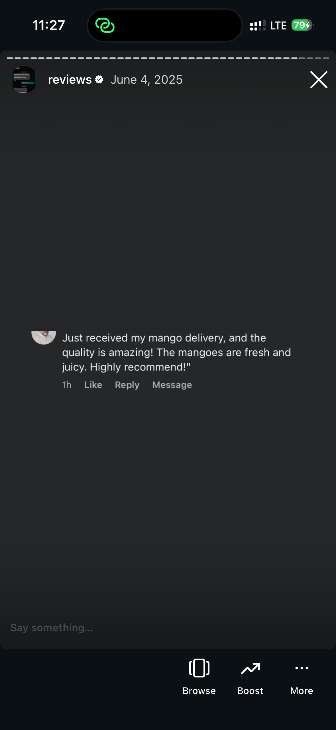 Customer review screenshot 38