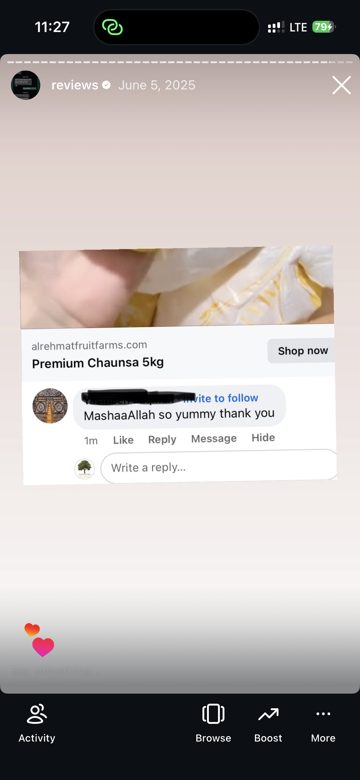 Customer review screenshot 39