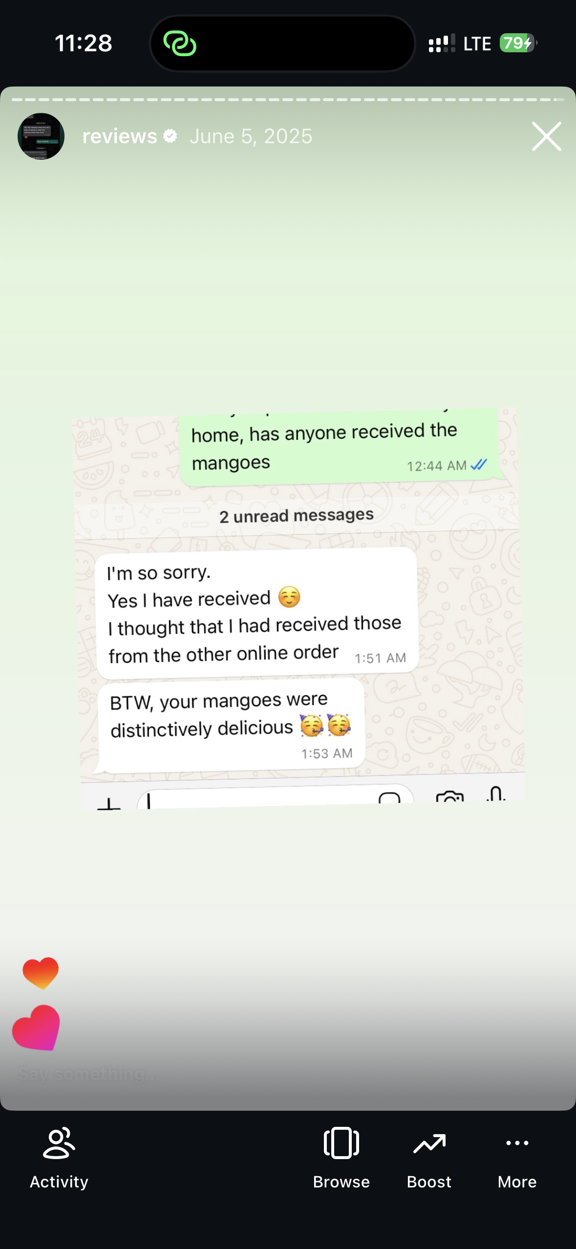 Customer review screenshot 41
